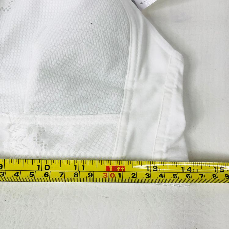 Front Fastening Ladies Bra White Fabric Non-wired Comfort 40C New (40/90 76-86cm) image 15