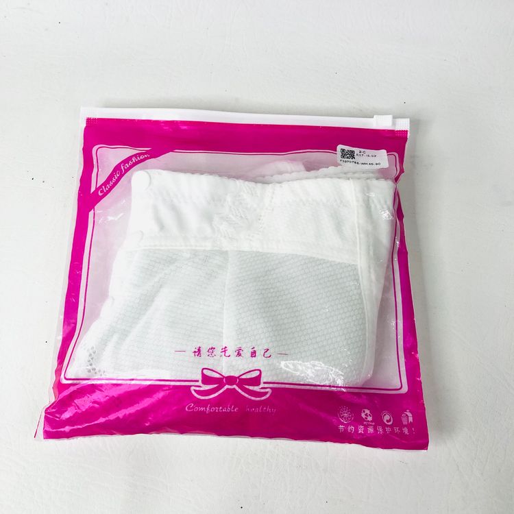 Front Fastening Ladies Bra White Fabric Non-wired Comfort 40C New (40/90 76-86cm) image 2