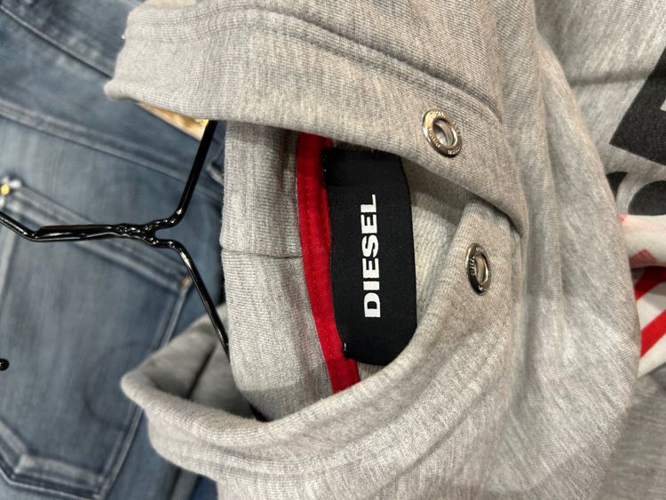 Diesel Grey Hoodie image 3