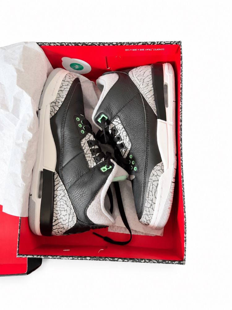 Jordan Jordan 3’s - Black & Green product image