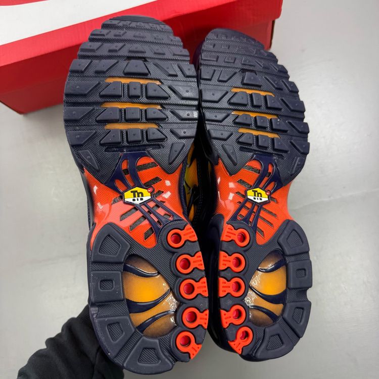 Nike Air Max Plus TN UK 9 Lemon Venom Hyper Crimson Mens Trainers DM0032-701 image 9