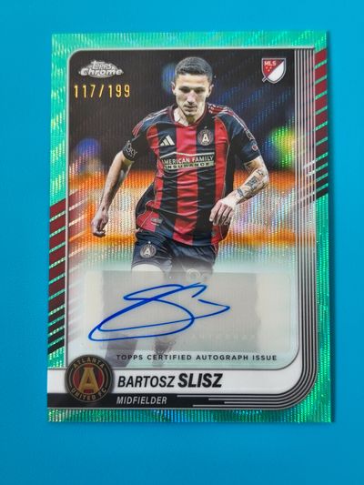 Topps Chrome Soccer Trading Card