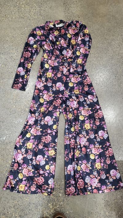Floral Long Sleeve Jumpsuit