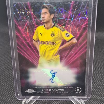 Topps Chrome Autograph Card Shinji Kagawa Borussia Dortmund