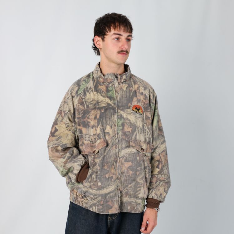 Brown 90s Realtree Heavy Jacket (L) 4