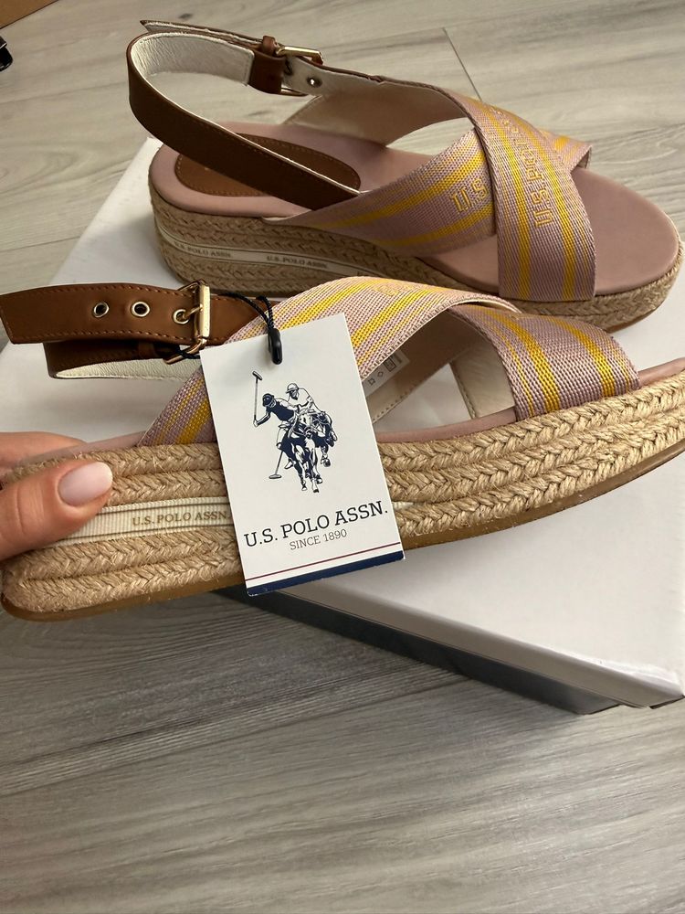 Sandały damskie Espadryle U.S. Polo Assn. Women'S Wedge Sandals  imagen 5