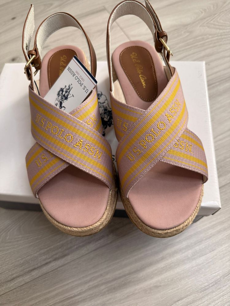 Sandały damskie Espadryle U.S. Polo Assn. Women'S Wedge Sandals  imagen 3