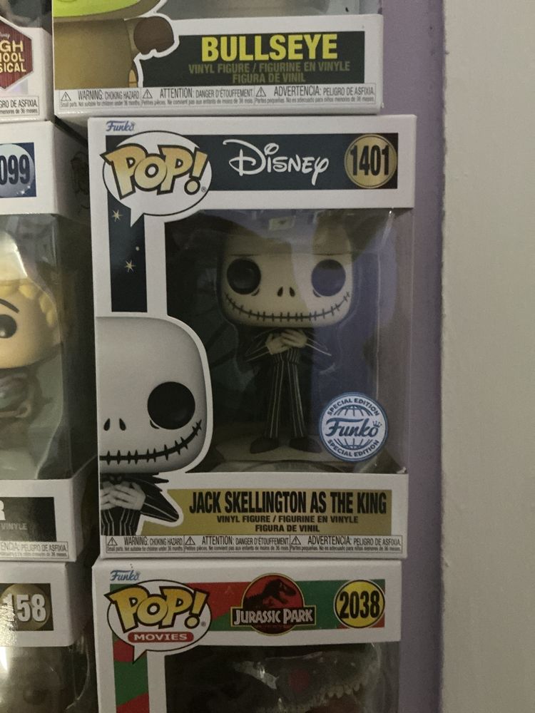 Funko Funko Pop Disney Jack Skellington As The King Vinyl Figure product image