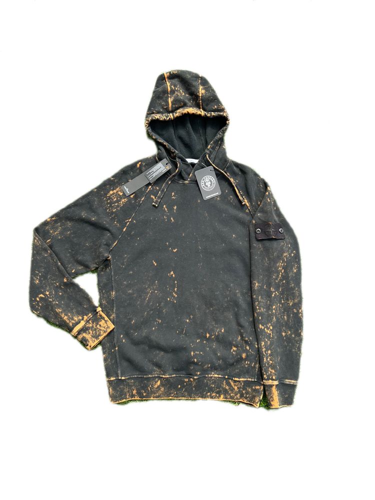 Don Threads Stone Island OVD Acid Wash Pullover Hoodie BNWT product image