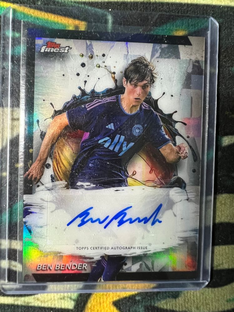 Topps Topps Finest Ben Bender Autographed Soccer Card product image