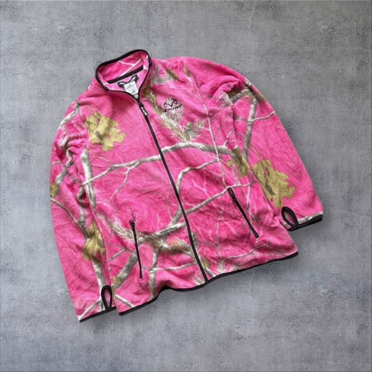 Realtree Pink Camo Fleece Jacket