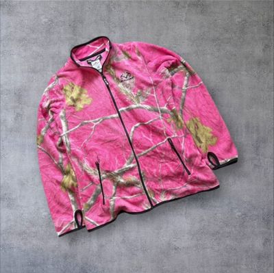 Realtree Pink Camo Fleece Jacket