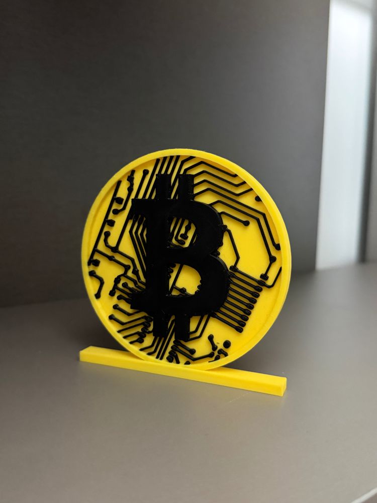 Figurka Bitcoin Dekoracja  4