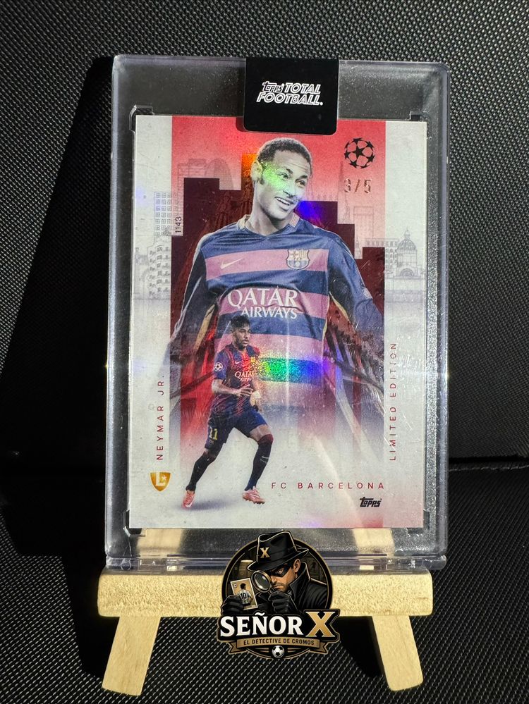 Topps Total Football Neymar Jr. Limited Edition Card