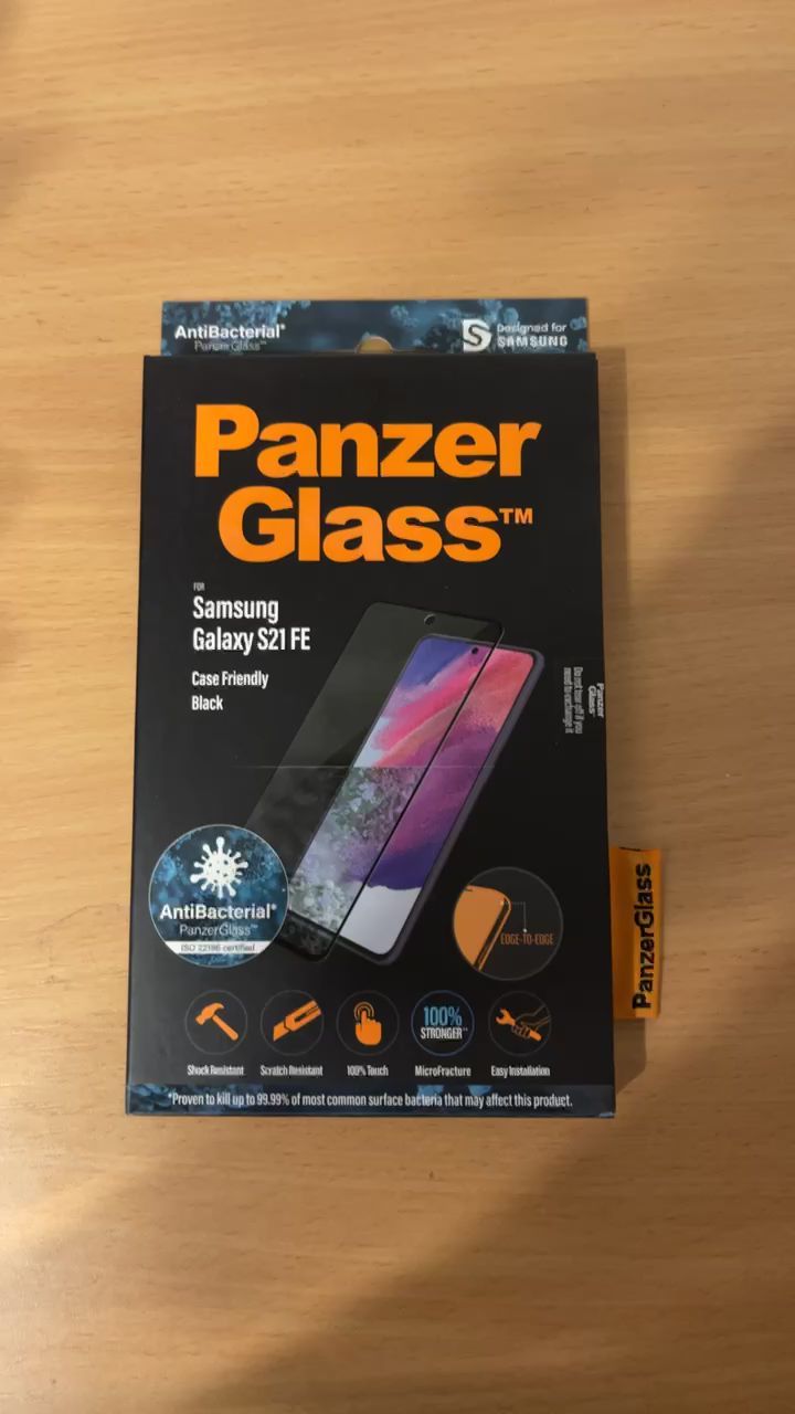 Samsung Galaxy S21 Fe screen protector branded  image 1