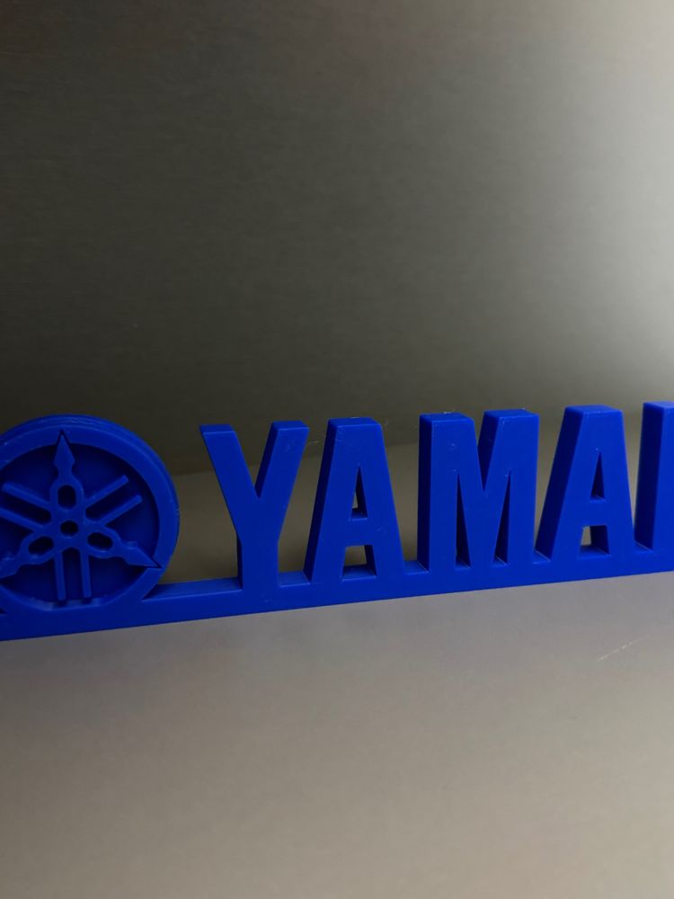 Figurka Yamaha Napis Logo 3D 5