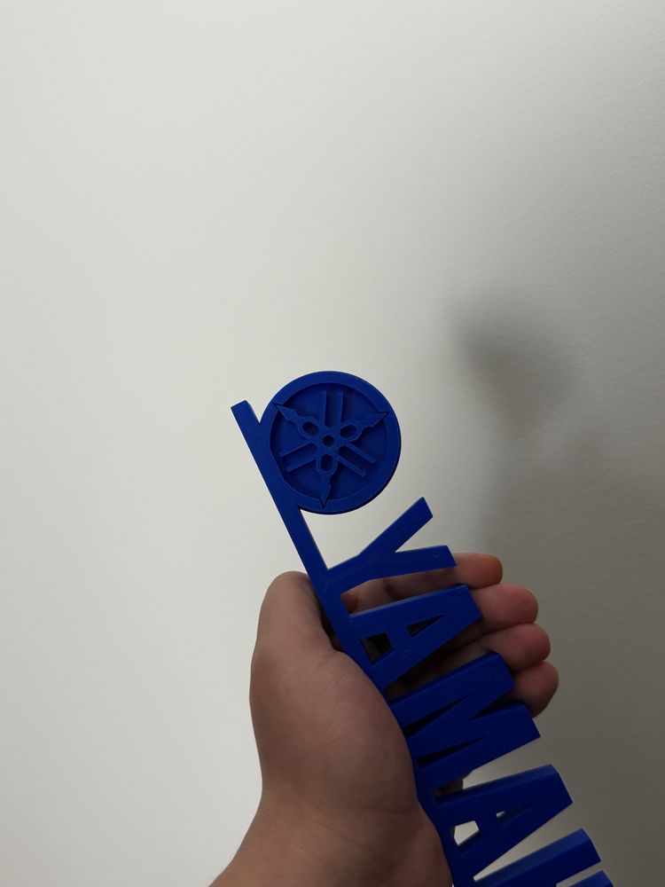 Figurka Yamaha Napis Logo 3D 3