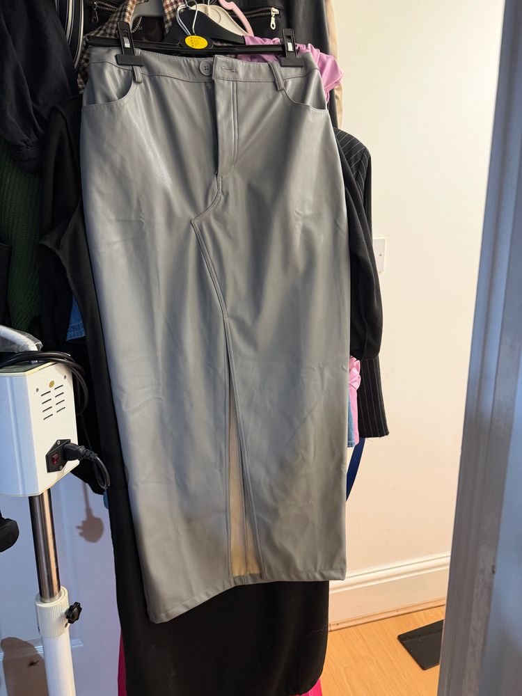 Other Grey Leather Pants product image