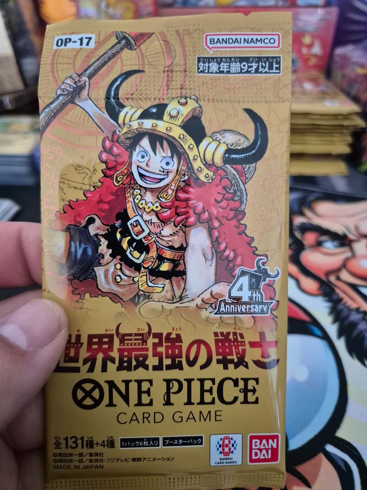 One Piece OP-17 Booster Pack Japanese imagen 1