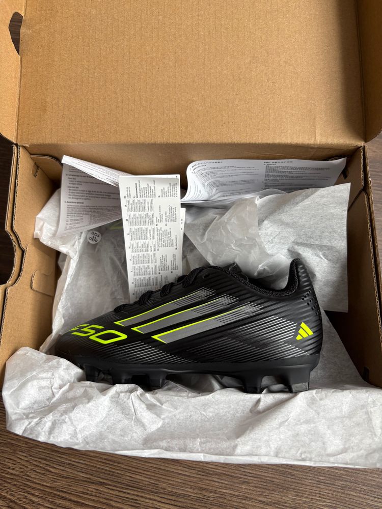 Adidas F50 Club Fg/Mg J Football Boots up size 10k image 5