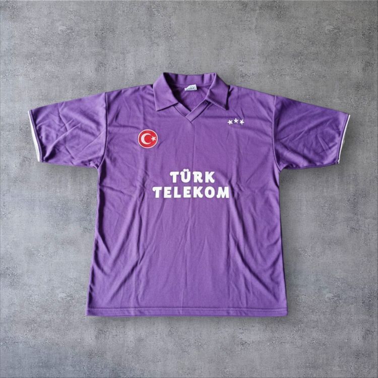 Purple Sports Jersey With Türk Telekom Logo
