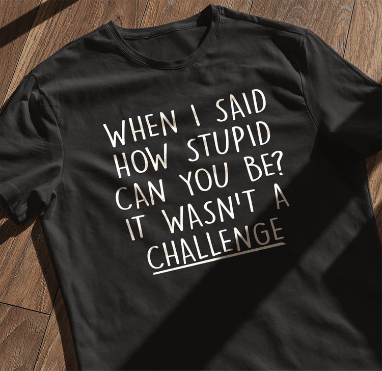 Stupid Challenge 4 T-Shirt 11
