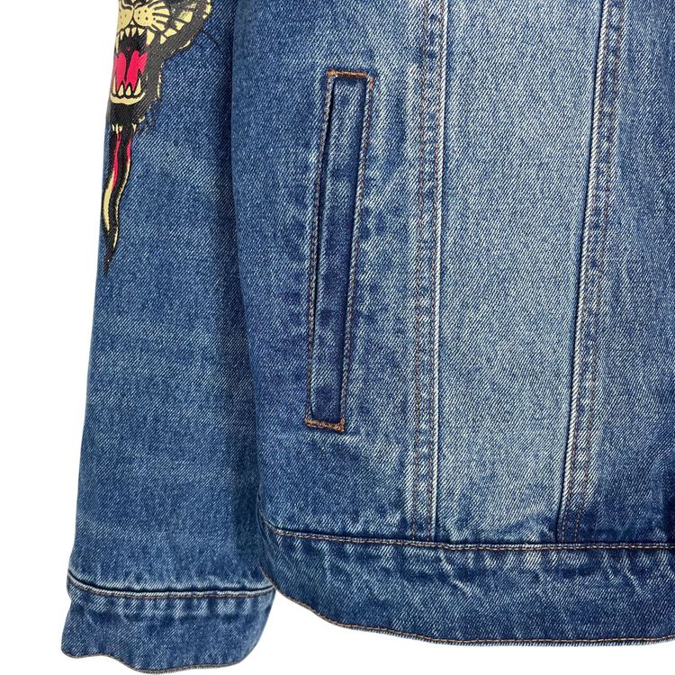 Immagine di Ed Hardy Denim Trucker Jacket Large 5