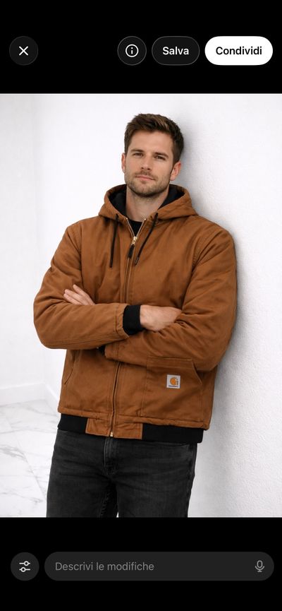 Brown Hooded Jacket