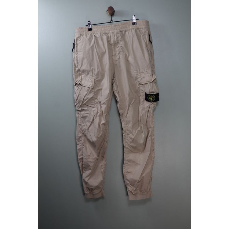 Stone Island Beige RE-T Cargo Bottoms