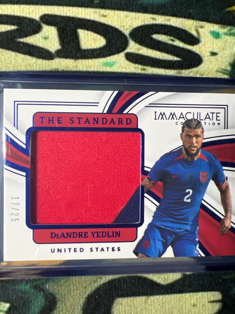 Deandre Yedlin United States Soccer Patch Card