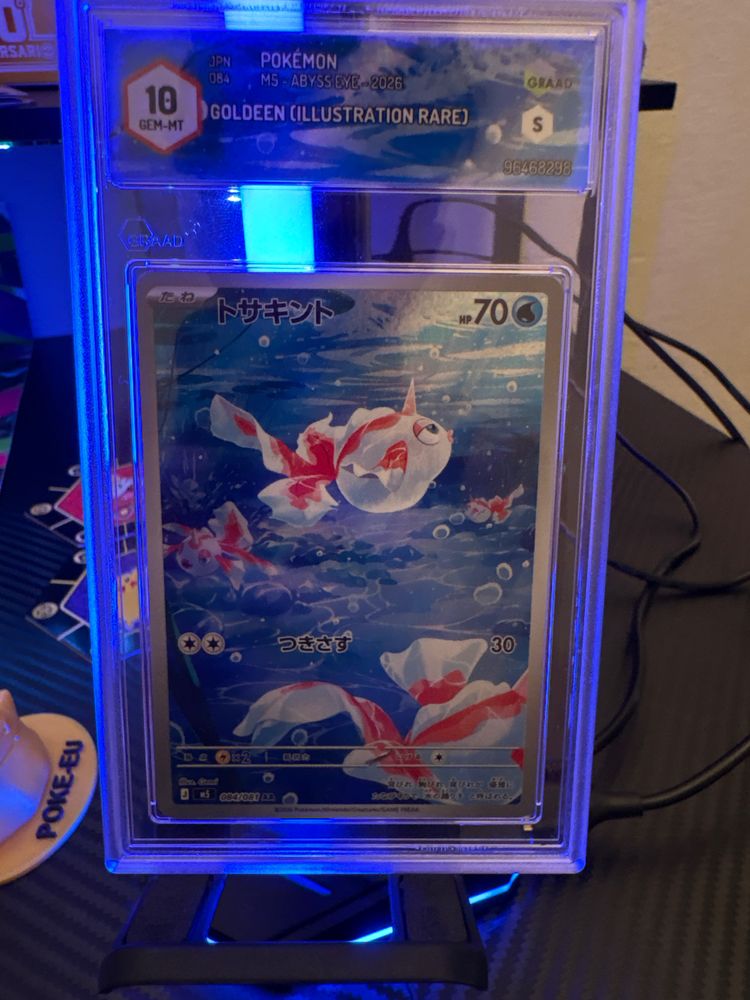 Pokémon Goldeen Illustration Rare Card imagen 1