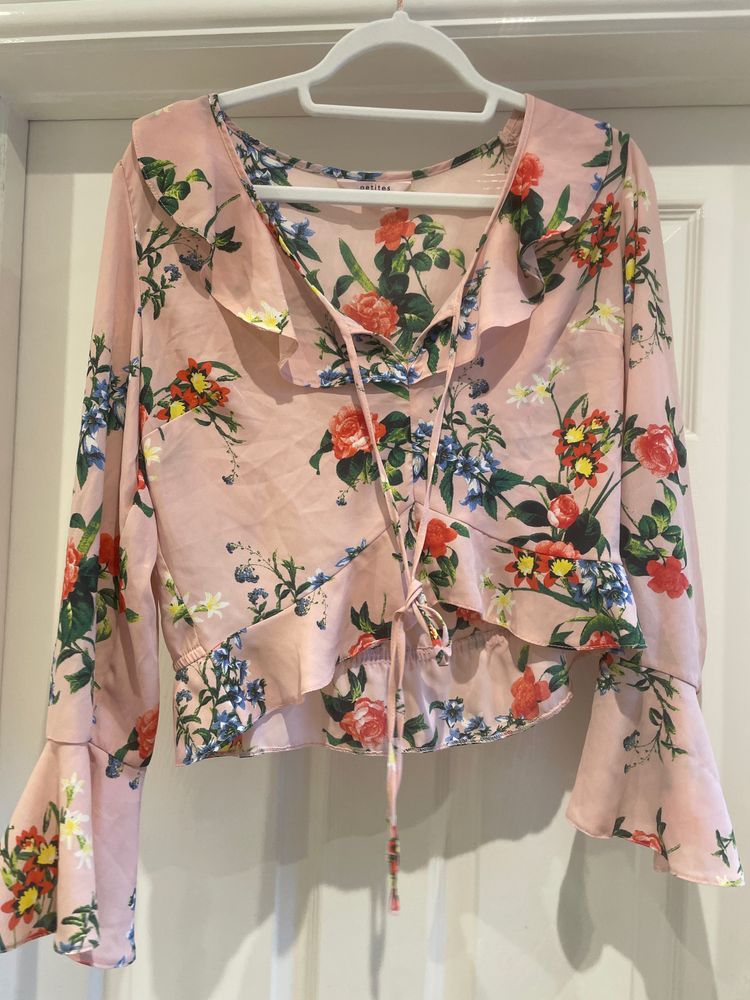 Miss Selfridge Pink Floral Blouse