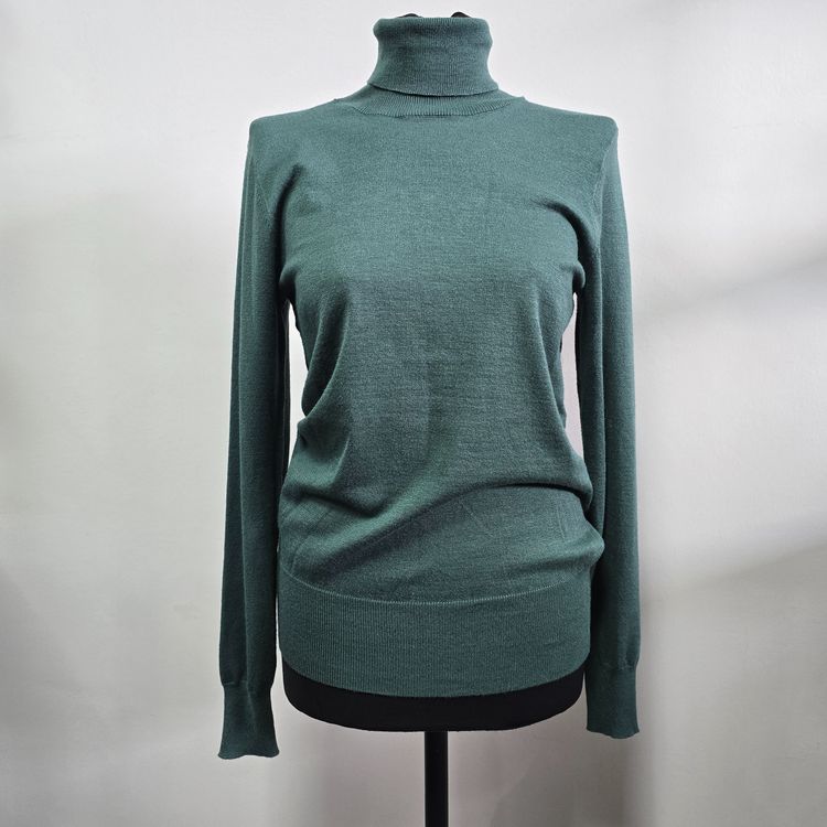 Green Turtleneck Sweater