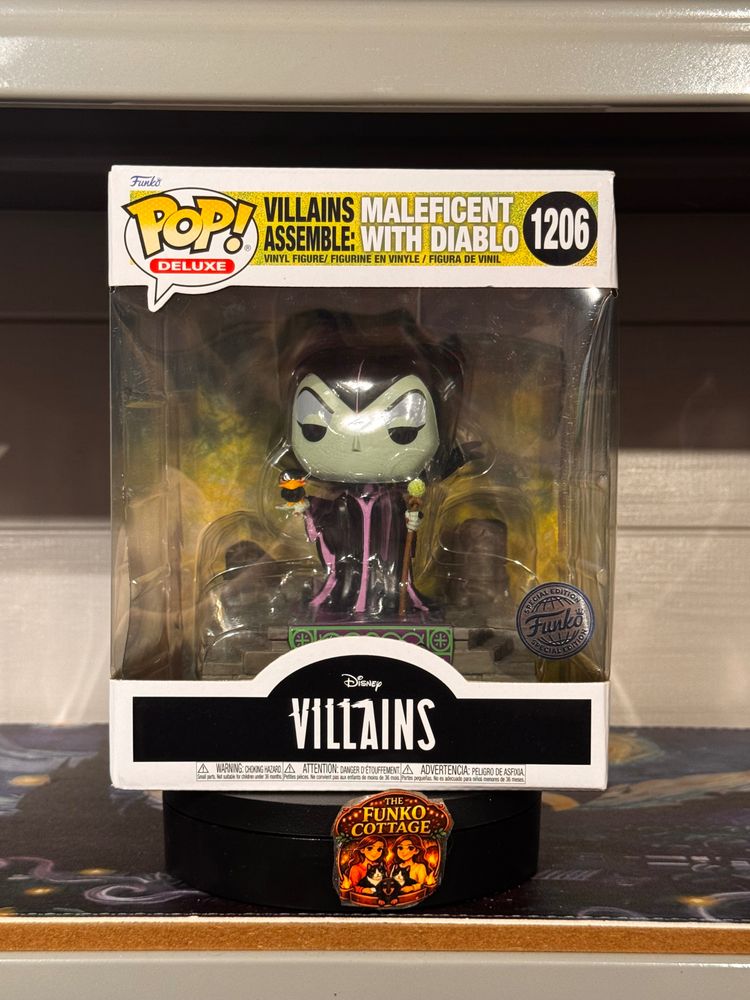 Funko Funko Pop Deluxe Villains Assemble Maleficent With Diablo Vinyl Figure product image