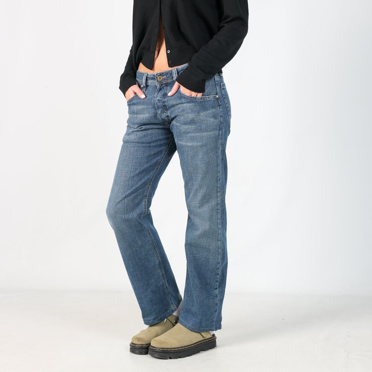 Immagine di Light Blue y2ks Diesel Denim Bootcut Jeans Pants (30x29) 5