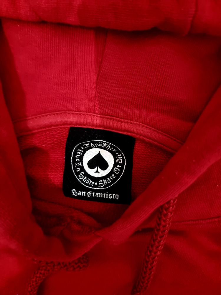 Thrasher Red Hoodie imagen 2