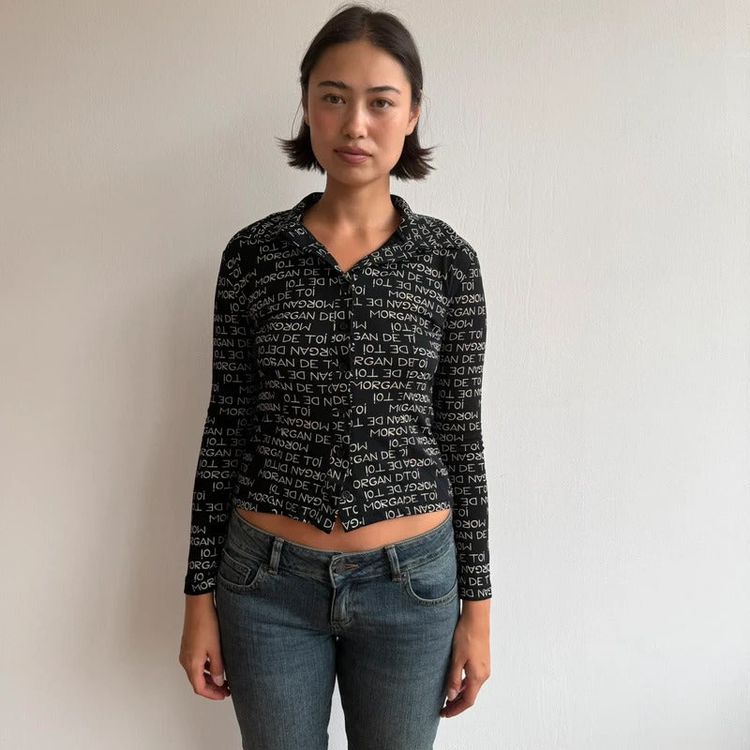 Morgan de toi monogram shirt - Size S image 1