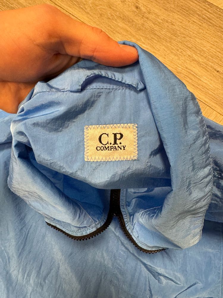 C.P. Company Blue Quarter Zip Chrome Jacket 2