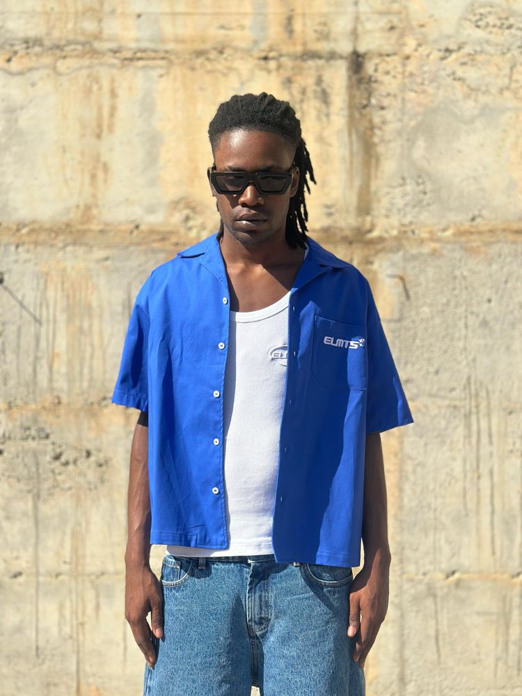 CAMICIA ELEMENT’S BLU ELETTRICO
