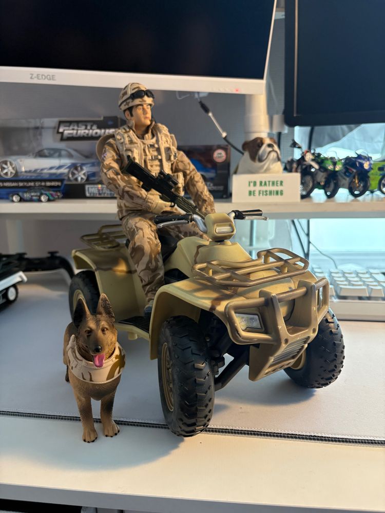 Other Military Action Figure With Dog And Atv product image