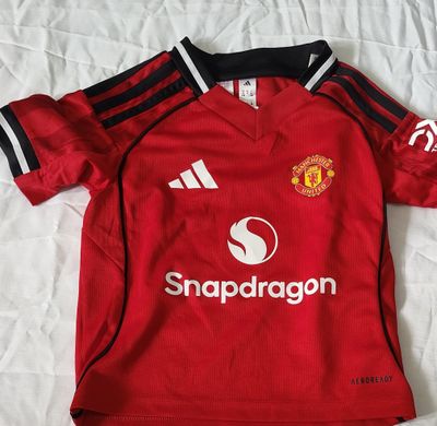 AGE 18m-2y-Adidas Manchester United Red Football Jersey