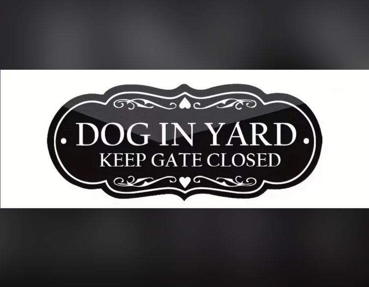 Other Dog in Yard Sign product image