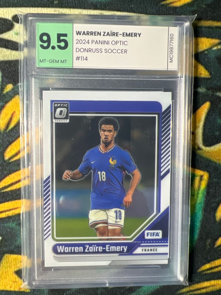 Warren Zaïre-Emery 2024 Panini Optic Donruss Soccer Card