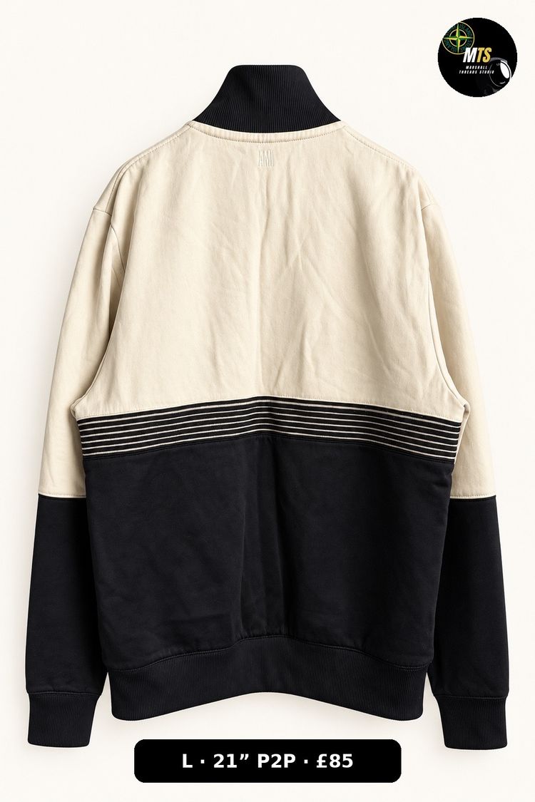 2553 Ami Paris zip up jacket 21” p2p  image 2