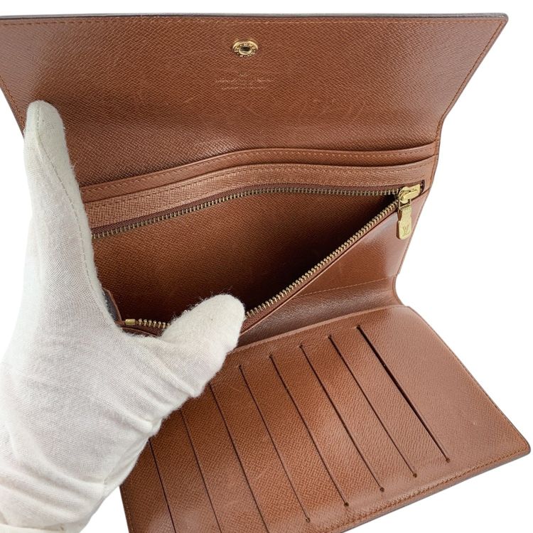 Louis Vuitton Vintage Cloth Wallet Pochette Passport image 5