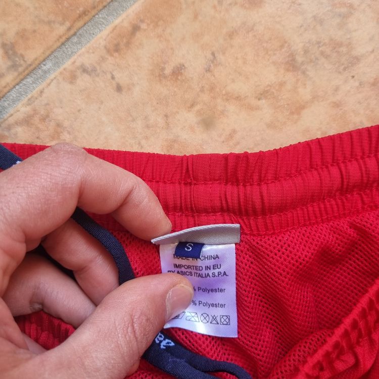 Asics Red Track Pants S image 4