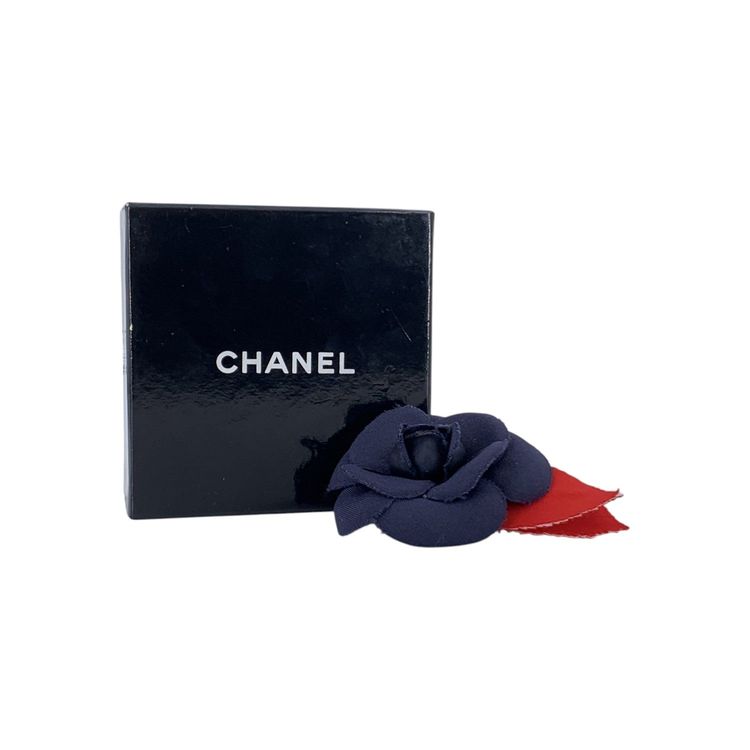 Chanel Vintage Cloth Brooch Camelia obraz 5