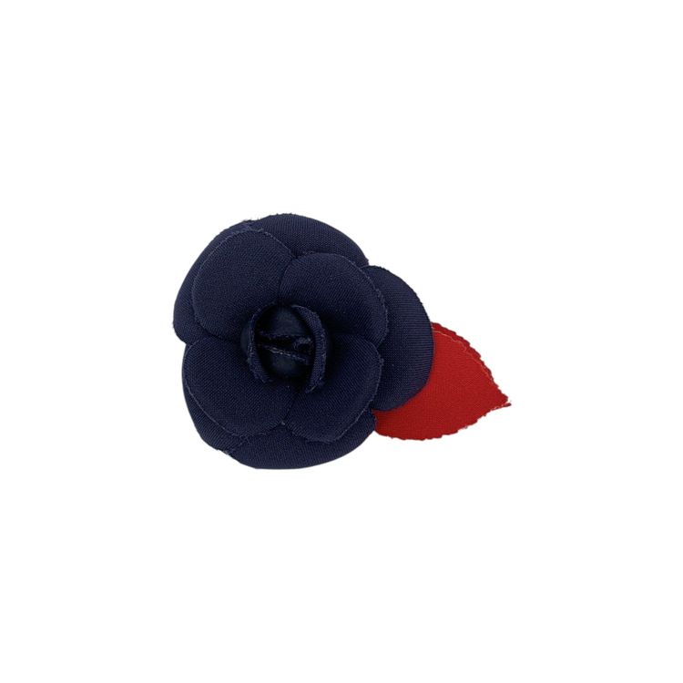Chanel Vintage Cloth Brooch Camelia obraz 1