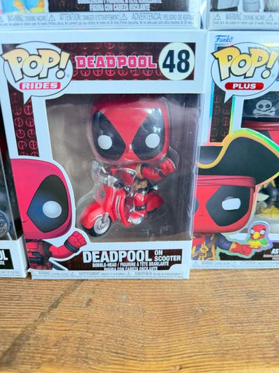 Funko Pop! Rides Deadpool On Scooter