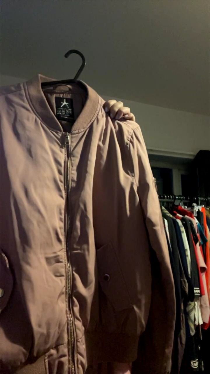 Victoria's Secret PINK Atmosphere blush pink bomber style  product image